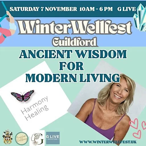 Ancient Wisdom for Modern Living at Winter Wellfest Guildford at G Live