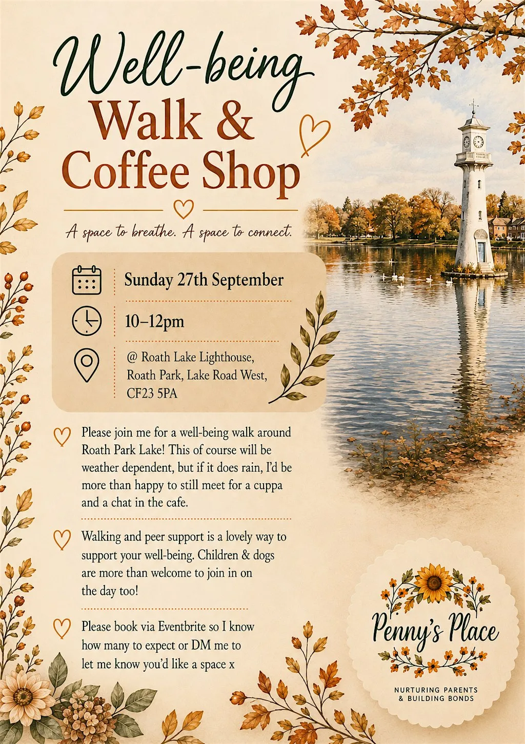 Well-being Walk at Roath Park