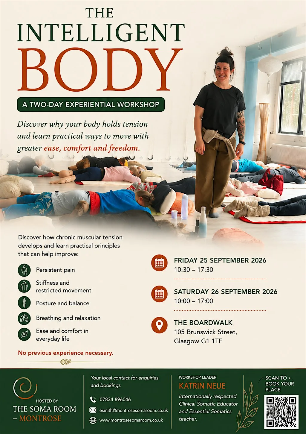 The Intelligent Body - Glasgow Somatic Weekend Intensive at The Boardwalk