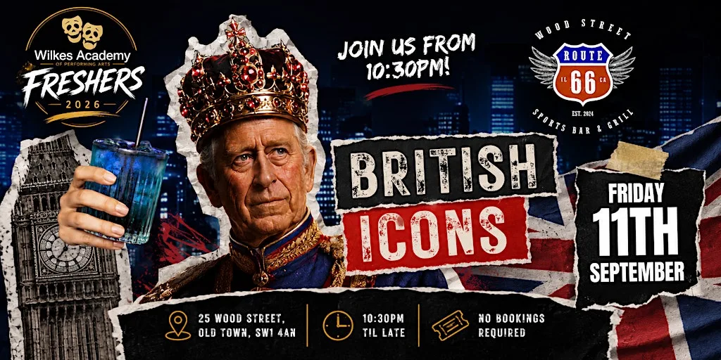Wilkes Academy British Icons Club Night at The Bank