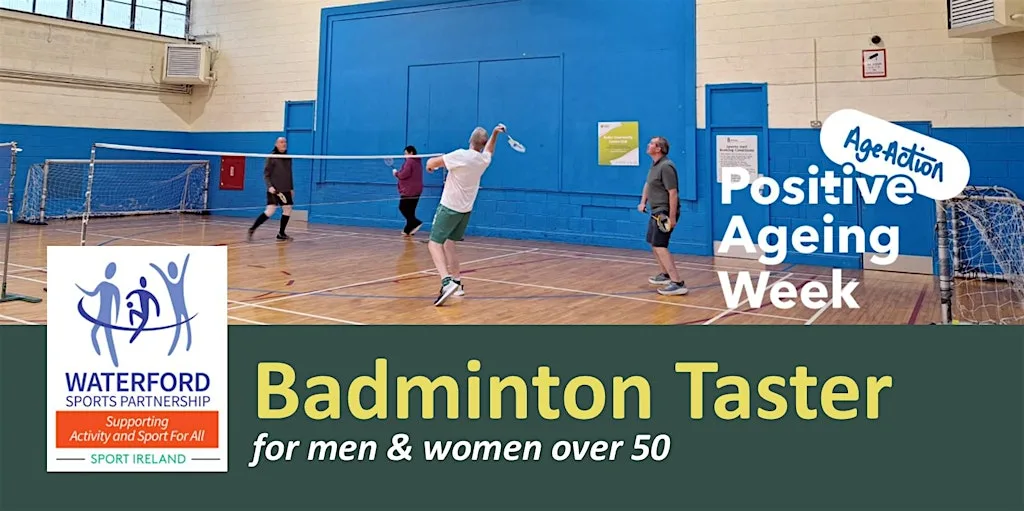 Positive Ageing Week - Try Badminton for Men & Women over 50 - City at Butler Community Centre