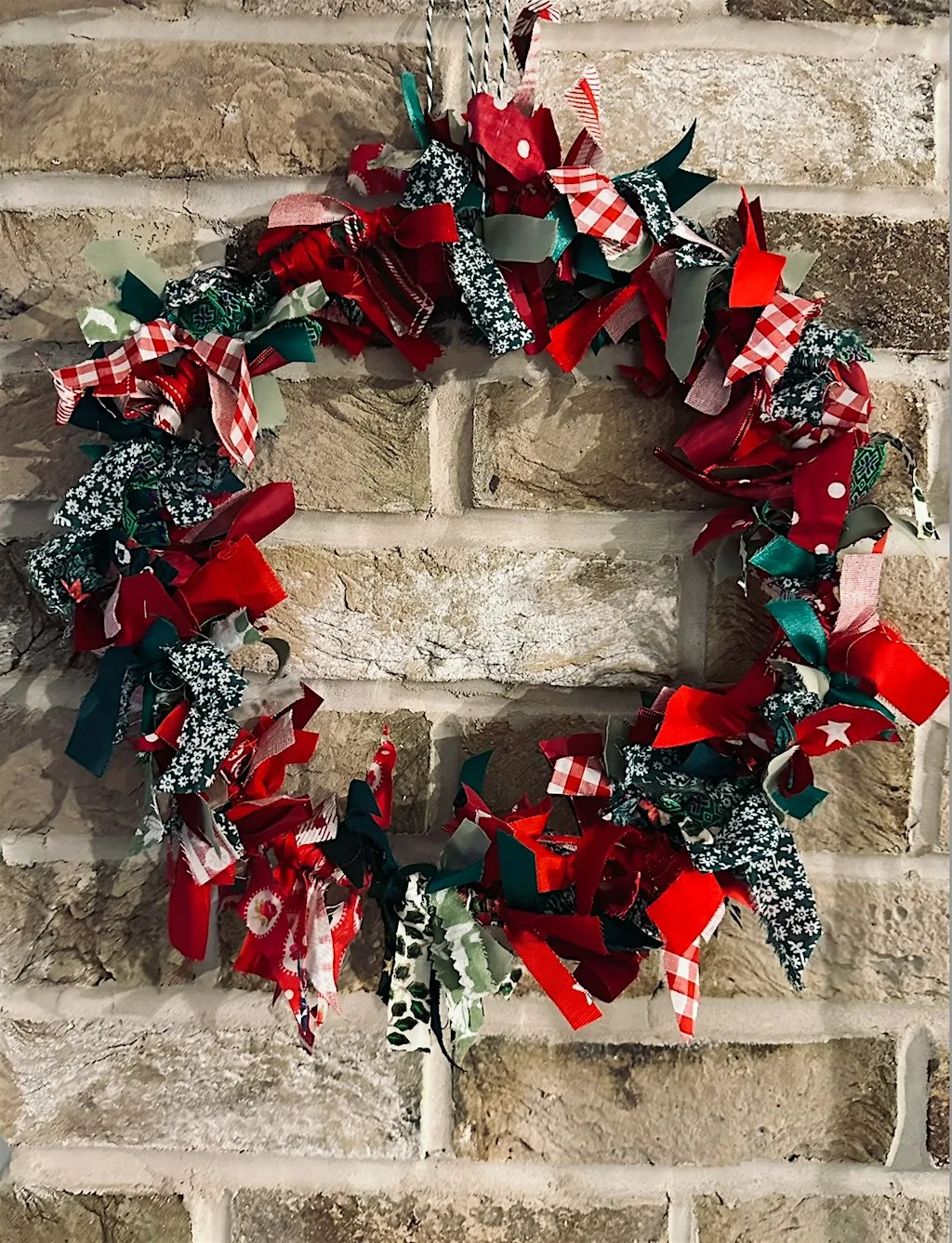A Sustainable Christmas: Rag Wreath Making at Textiles Reimagined Studio