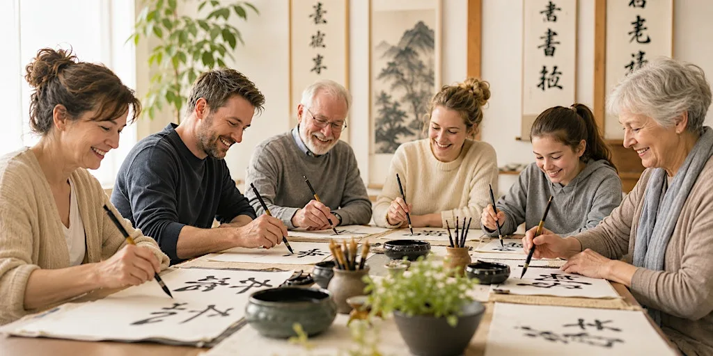 Oriental Brush Painting & Meditation Practice at The Palms Health and Wellbeing Centre