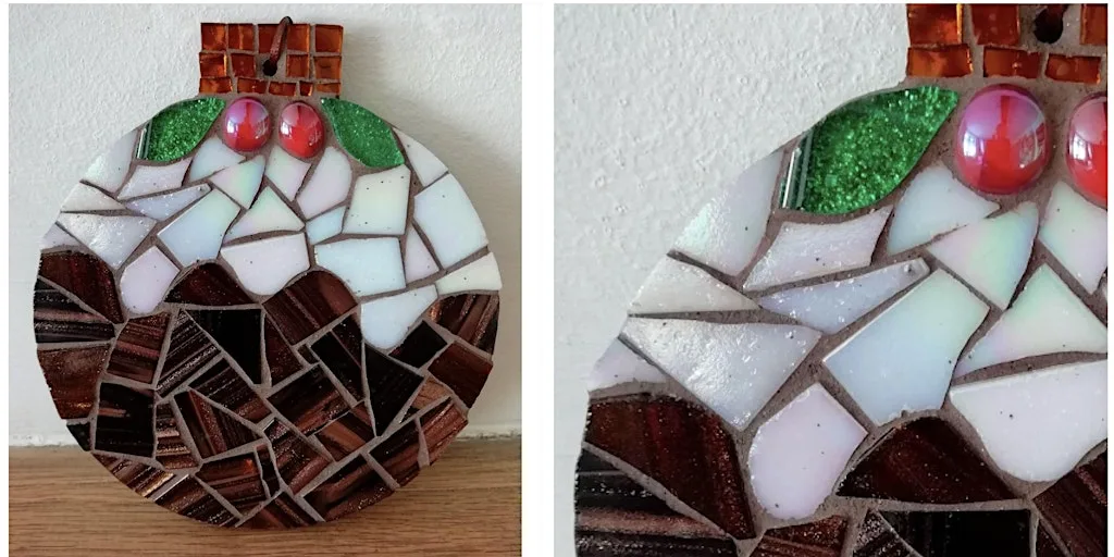 Glass Tiles Mosaic Bauble (afternoon session)