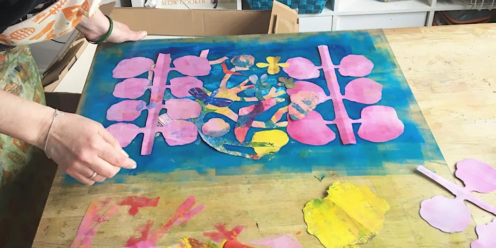 Pochoir - Stencil Monoprint Workshop at Carousel Print Studio, Exchange Place Studios