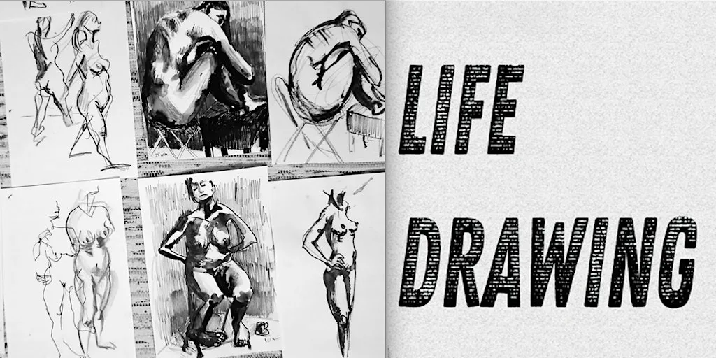Friday Evening Life Drawing - untaught life class at 27 Pearse St
