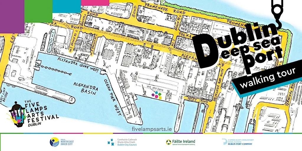 Dublin’s Deep Sea Port Walking Tour at The Point, North Dock, Dublin 1