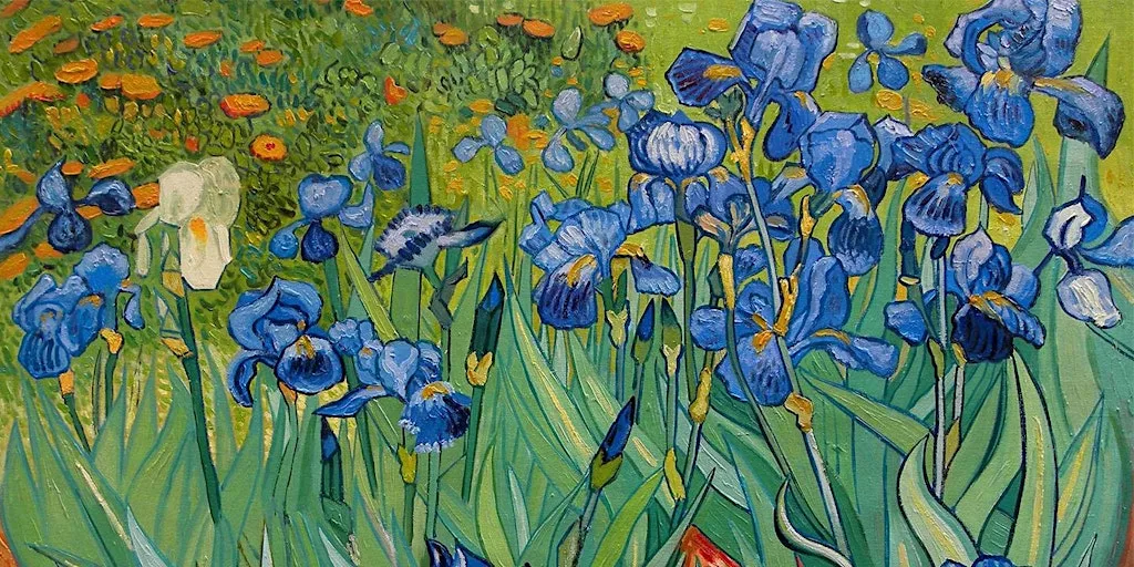Sip & Paint Van Gogh's Irises at London Art Bar, Holborn