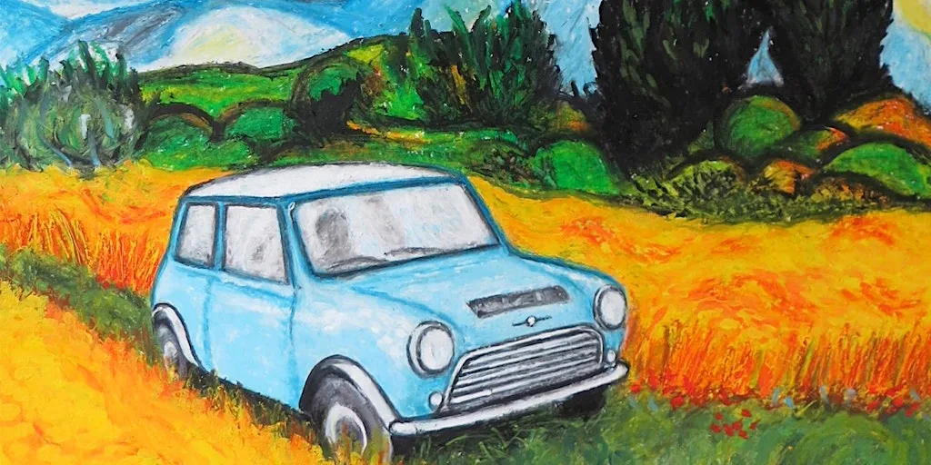 Sip & Paint Wheat Field Mini at London Art Bar, Holborn