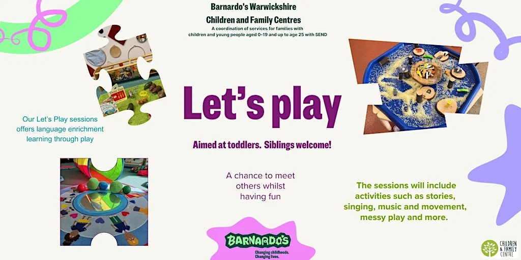Let's play at Badger Valley, Shipston at Badger Valley Children's Centre