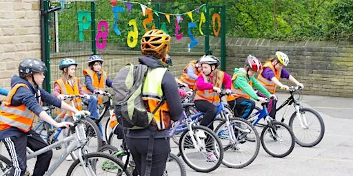 Bikeability Level 1 holiday course at Lightcliffe C of E Primary School