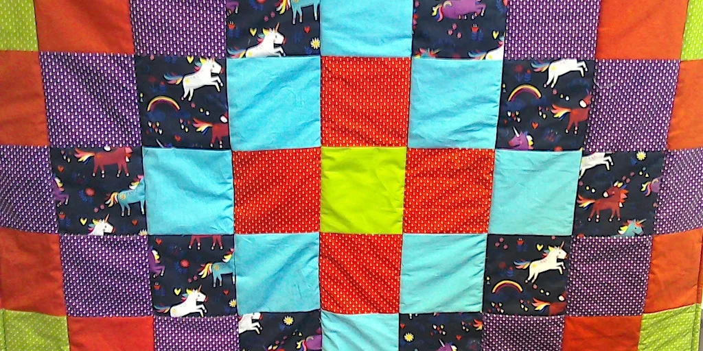 Beginner's Machine Patchwork – Lap / Cot Quilt at Happy Hare - Sheffield