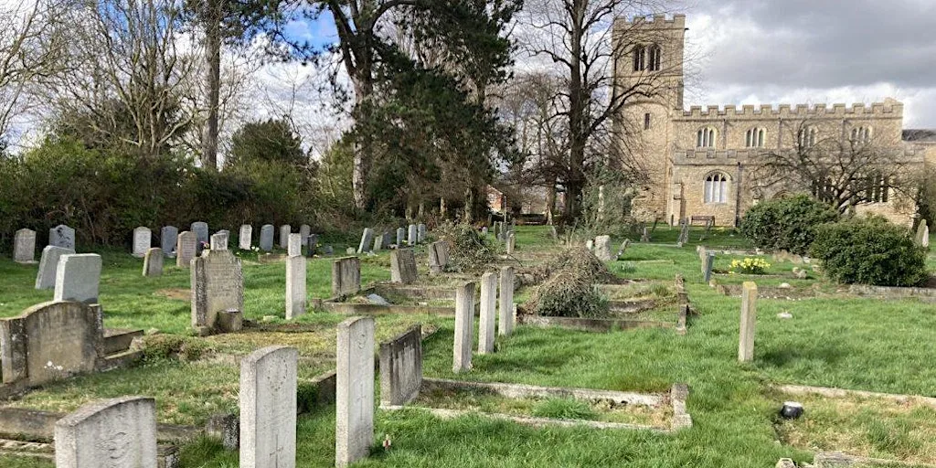 CWGC Tours 2026 - Cranfield (St. Peter and St. Paul) Churchyard at Saint Peter and Saint Paul Church