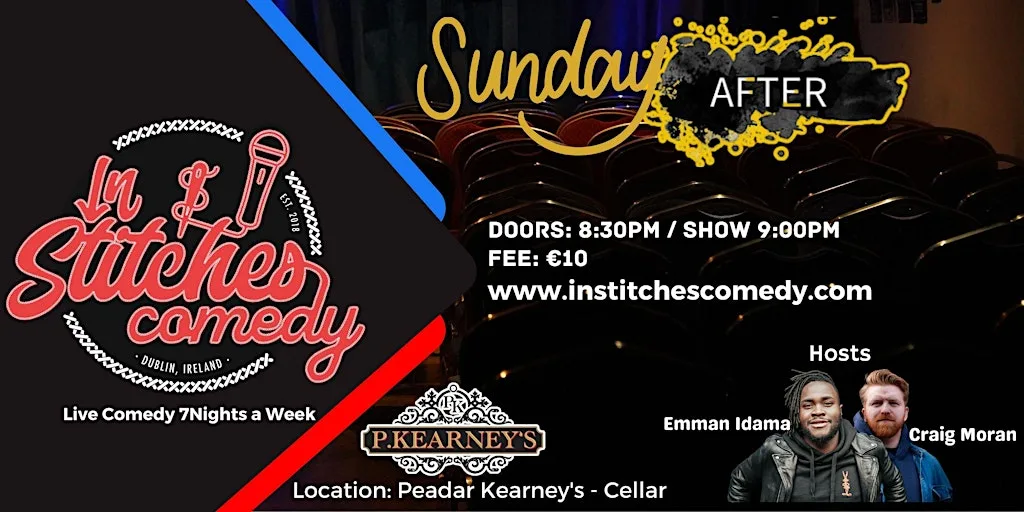 In Stitches Comedy Club Sundays at Peadar Kearney's Pub - Cellar