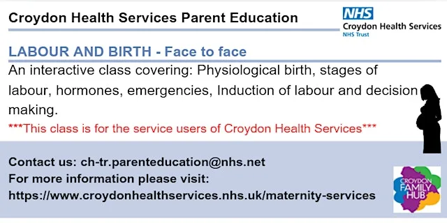 Parent Education - Labour and birth at Croydon Health Services - Antenatal Clinic