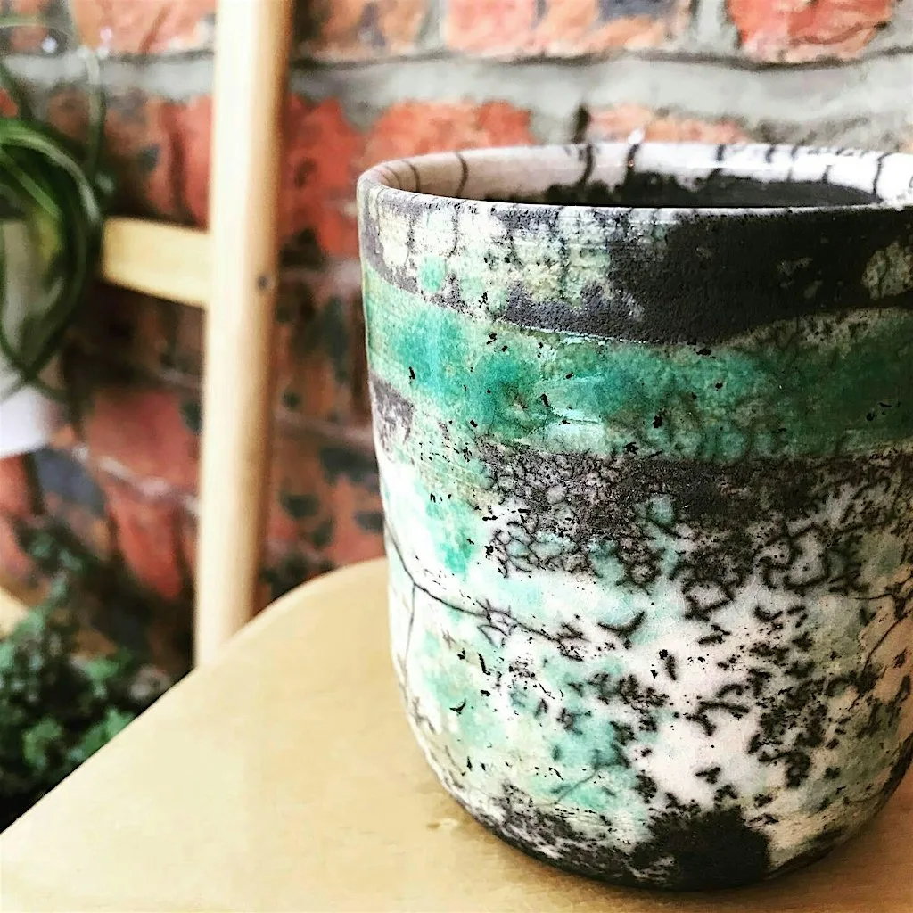 Raku and obvara taster class at Muddy Fingers Pottery