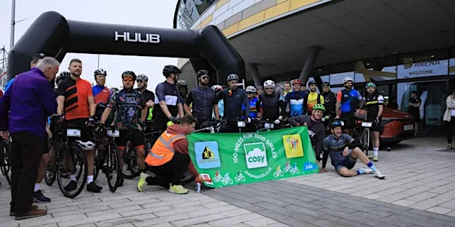 Cosy BIKE & HIKE 2027 - 100 Mile Ride & 20 or 13 mile 'Amble to Ashbourne' at Derby Arena