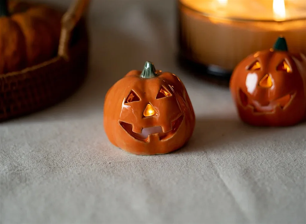 Pottery Pumpkin Workshop - Make your own Candle Holder at John Marley Centre