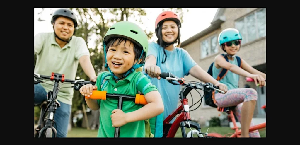 Family Cycling at Shakespeare Primary School at Shakespeare Primary School