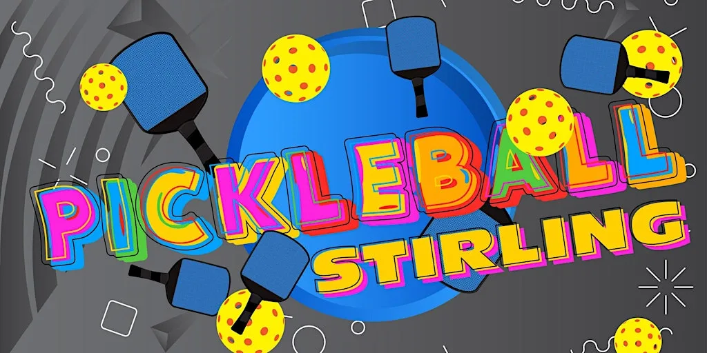 "Get Into Pickleball" with Pickleball Stirling - Monday Daytime 12-2pm at Allan Centre