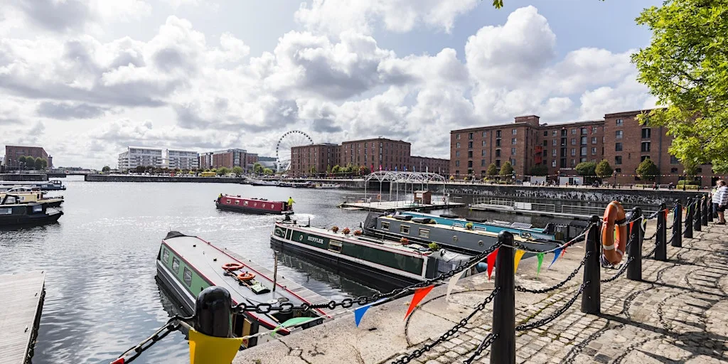 Let's Walk: Canal & River Trust social walk at Liverpool South Docks at YHA Liverpool Albert Dock Hostel