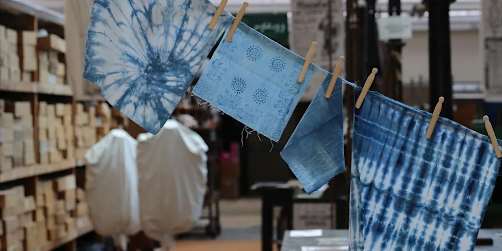 Print, Tie, Resist - Creative Ways to Dye Fabric with Natural Dyes at Sunny Bank Mills Gallery