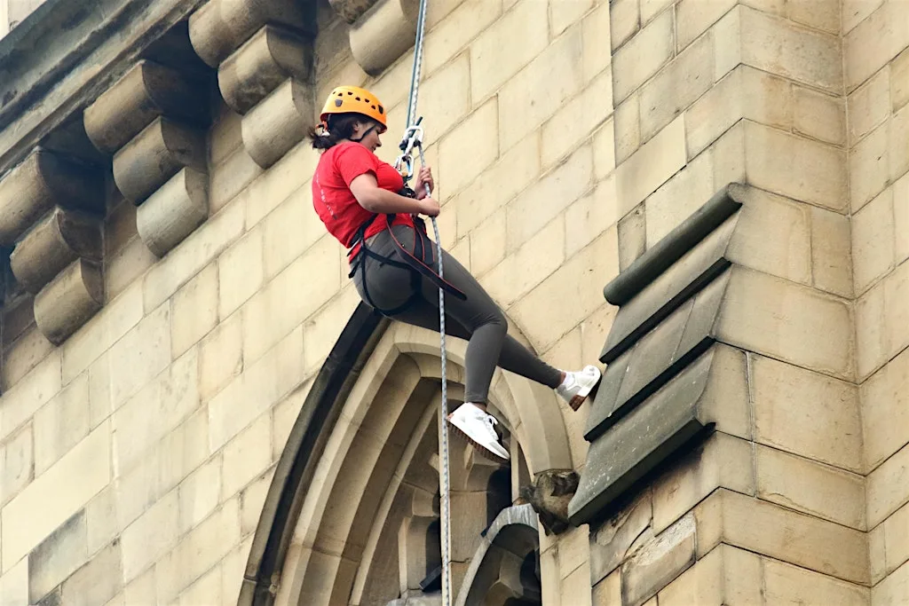 Wakefield Cathedral Abseil - Forget Me Not Children's Hospice at Wakefield Cathedral