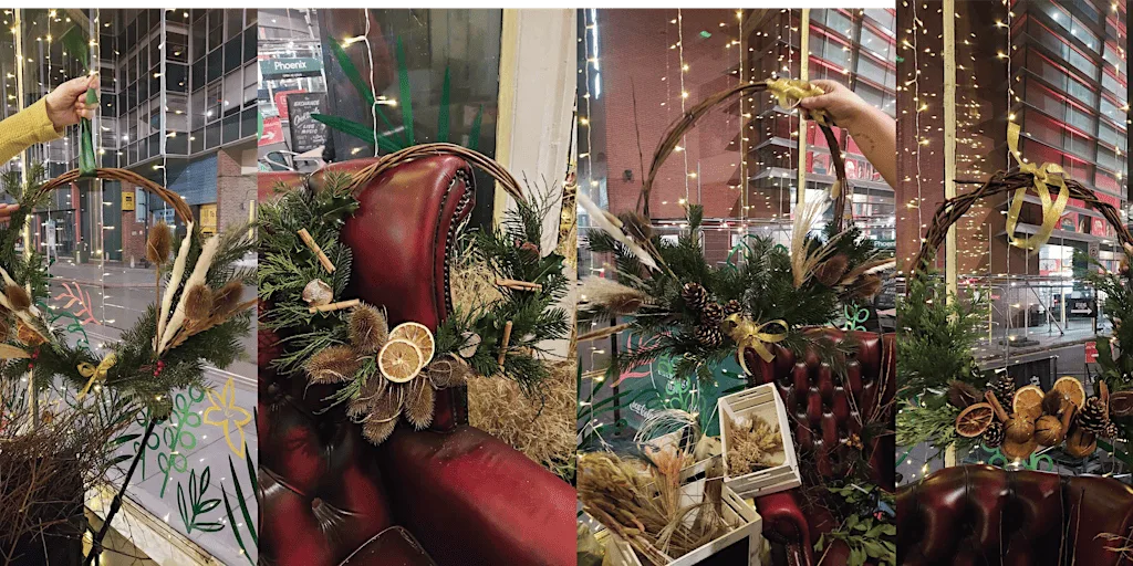 Willow Christmas Wreath Workshop at The Exchange Bar