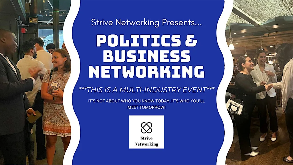 Politics and Business Networking | Elevating Your Potential - Dublin at Old Fashioned Sam’s