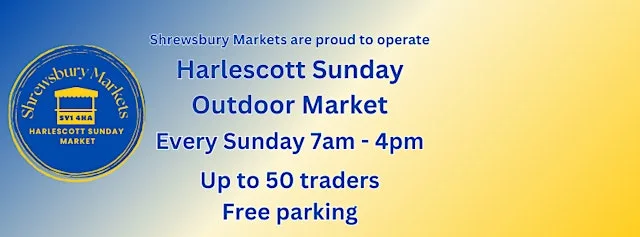 Sunday Outdoor Market Harlescott Shrewsbury at Shrewsbury Park and Ride Car Park by Tescos