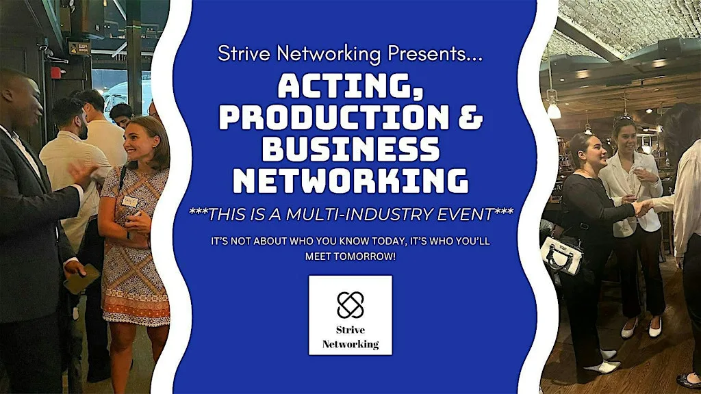 Acting, Production & Business Networking | Elevating Your Potential -Dublin at Old Fashioned Sam’s