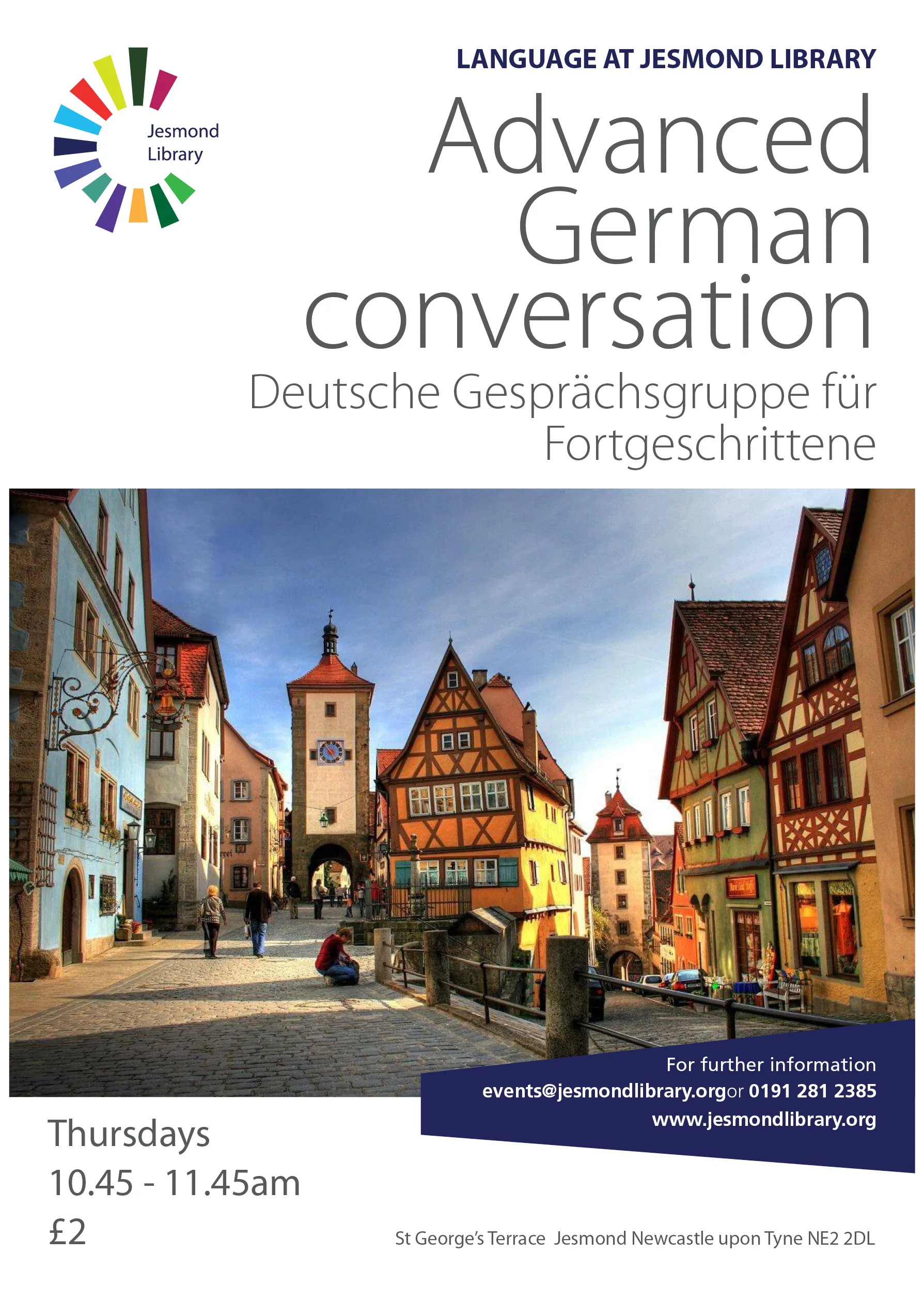 Advanced German at Sid Chaplin room