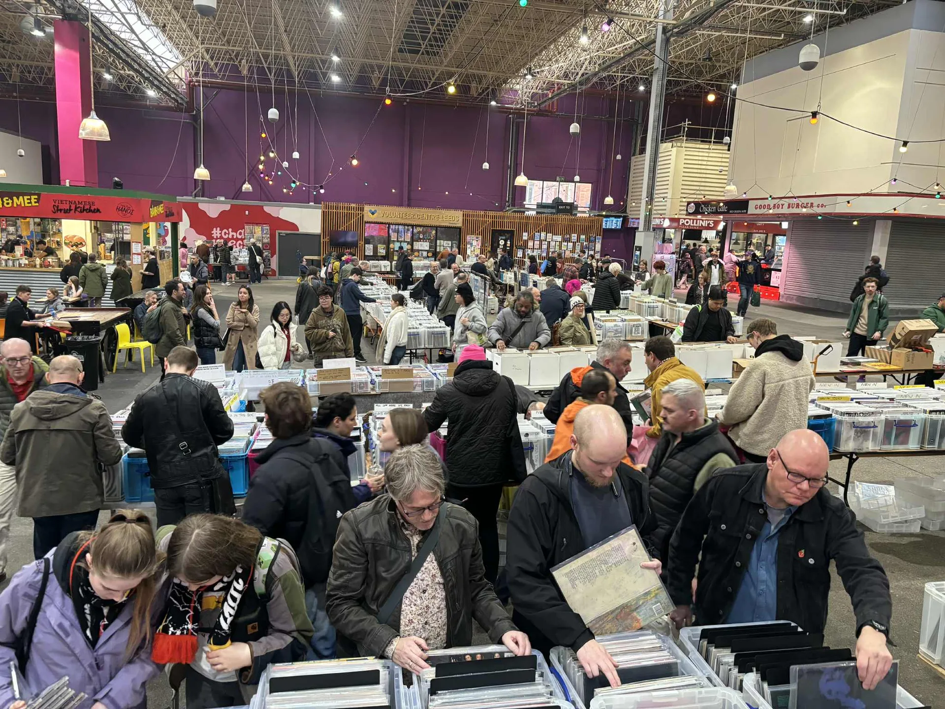 Leeds Record Fair at Leeds Kirkgate Market