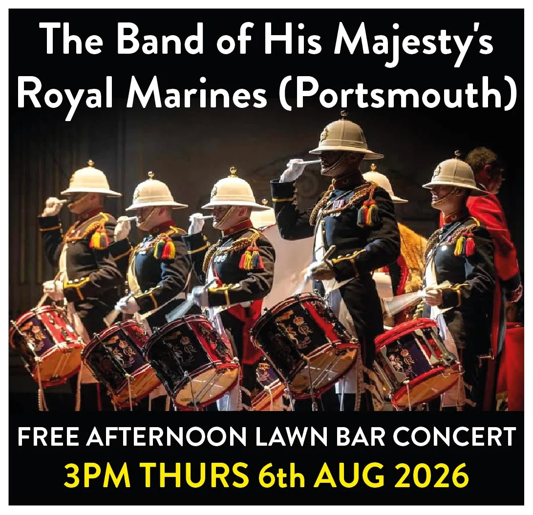 Lawn Bar Thursday special free concert: His Majesty’s Band of the Royal Marines (Portsmouth)