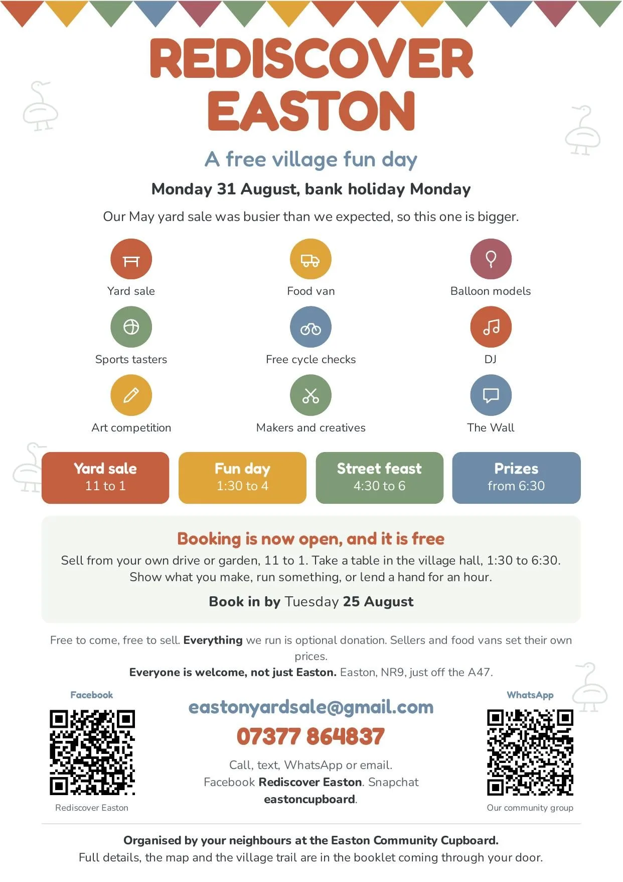 NCSUN – Village Day, Easton