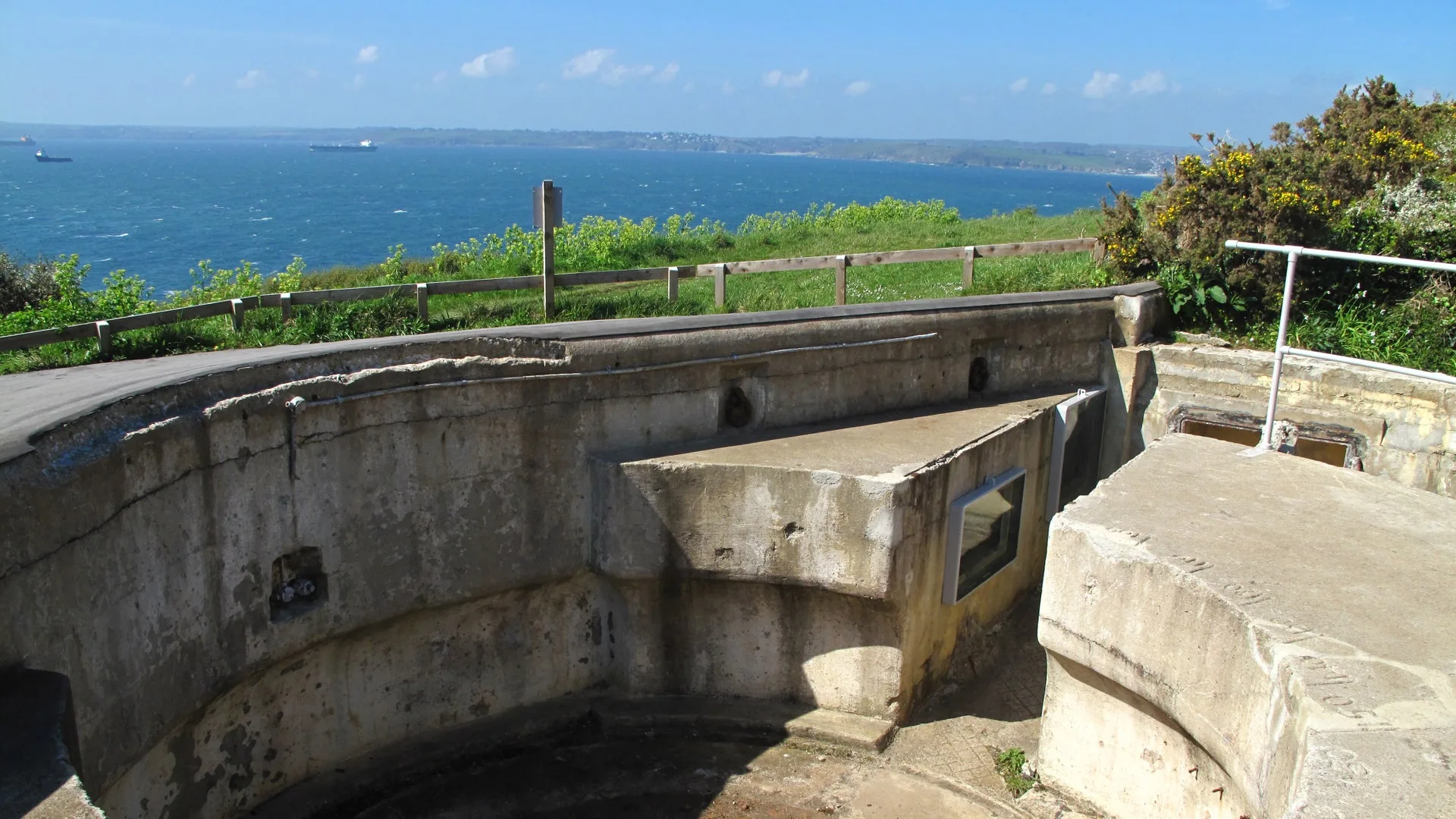 The Fort at the end of the road at St Anthony Head