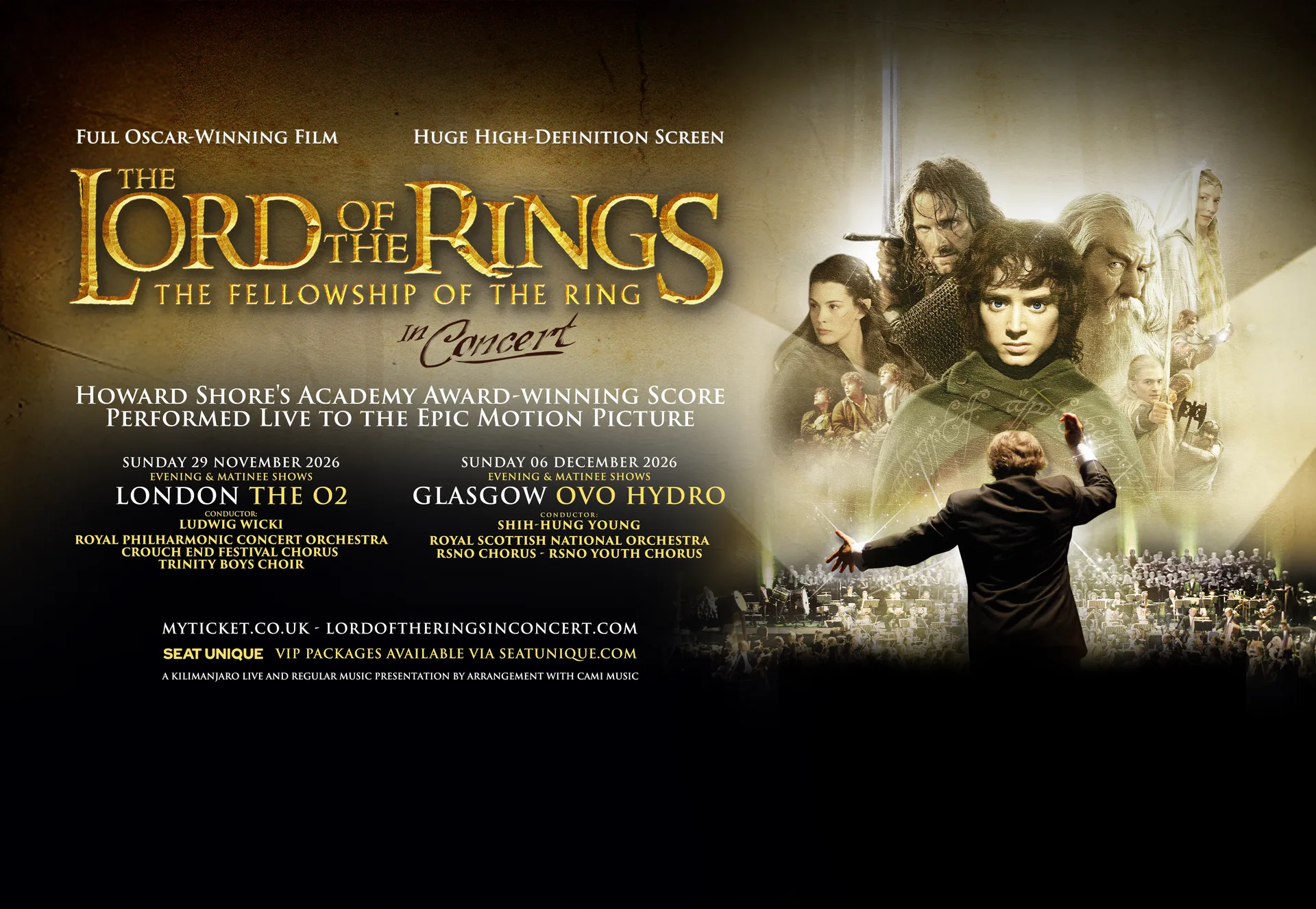 The Lord of The Rings: The Fellowship of The Ring - Glasgow, Matinee at The OVO Hydro SEC