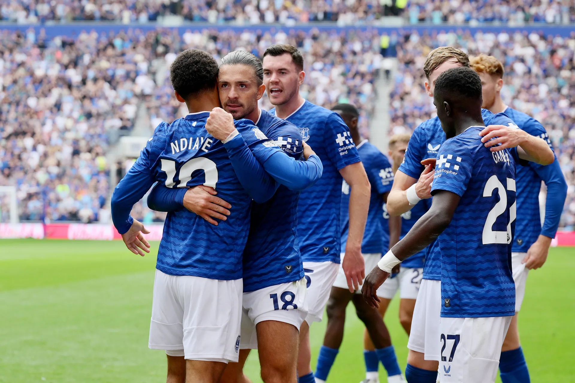 Everton v Brentford at Hill Dickinson Stadium