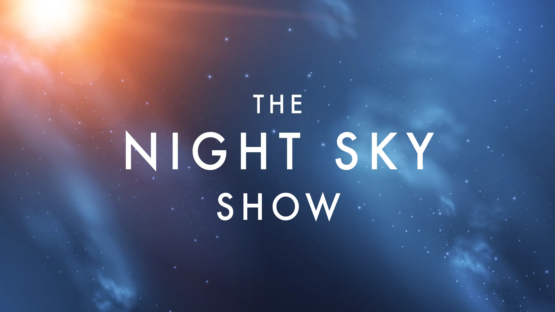 The Night Sky Show at Regent Theatre, Stoke-on-Trent