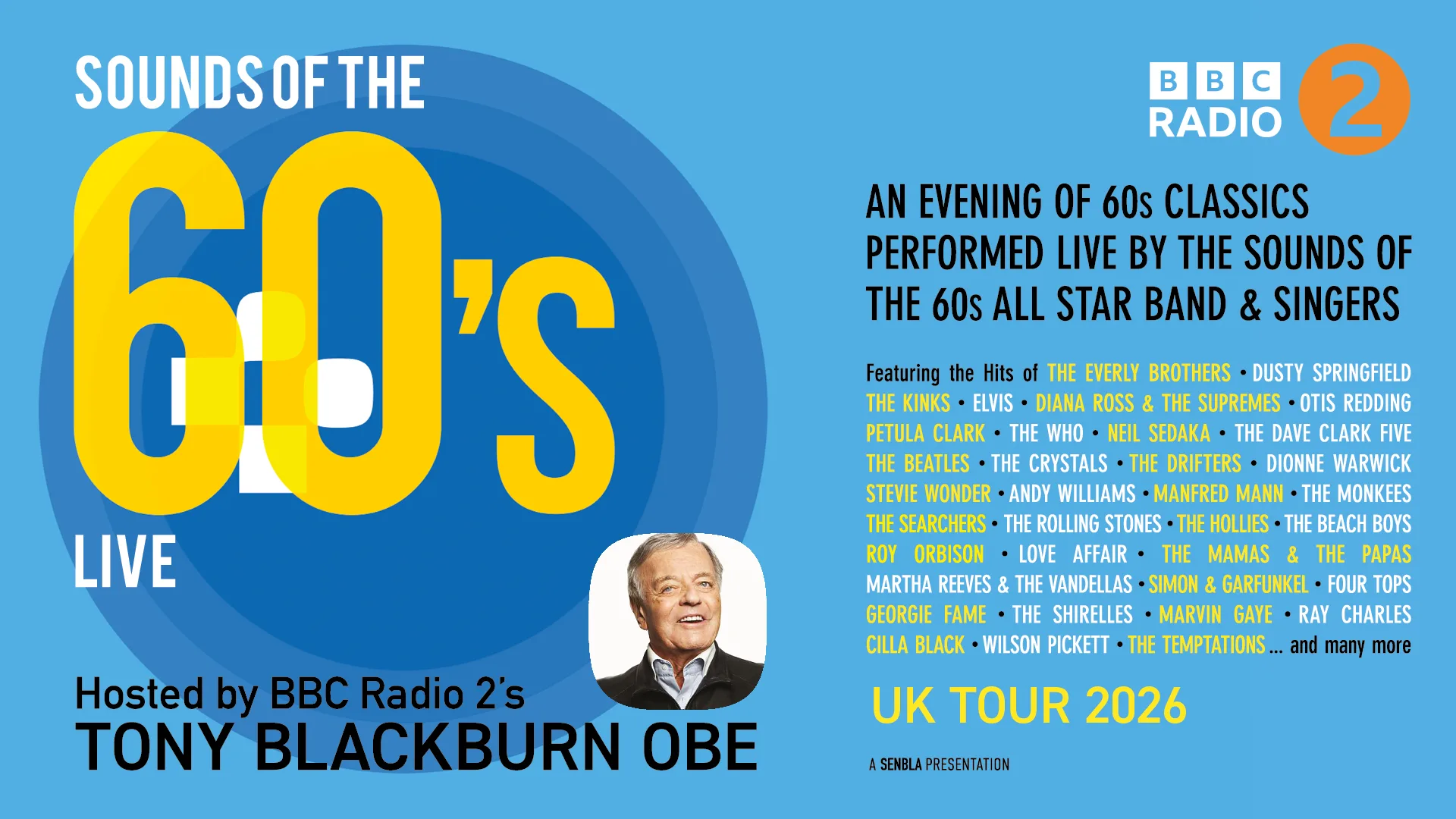Sounds Of The 60s Live - Hosted By Tony Blackburn OBE at Liverpool Empire