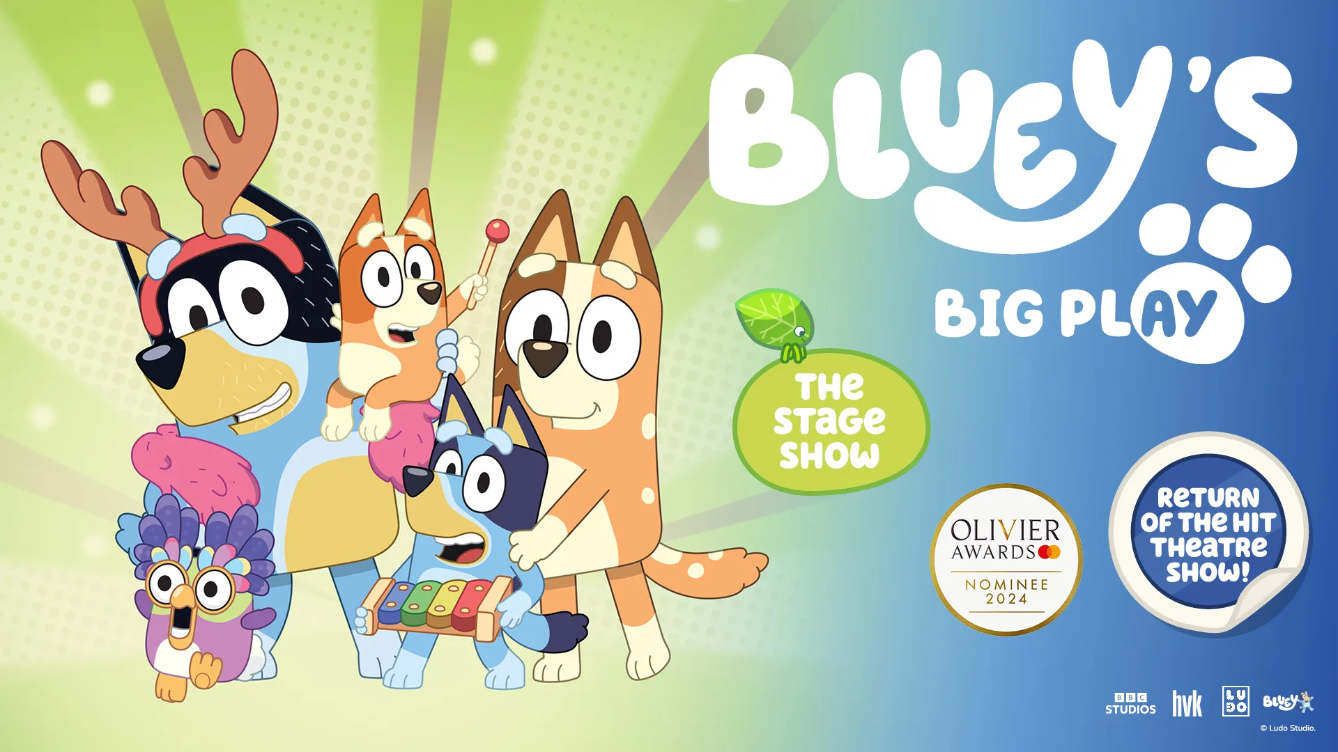 Bluey's Big Play at New Wimbledon Theatre