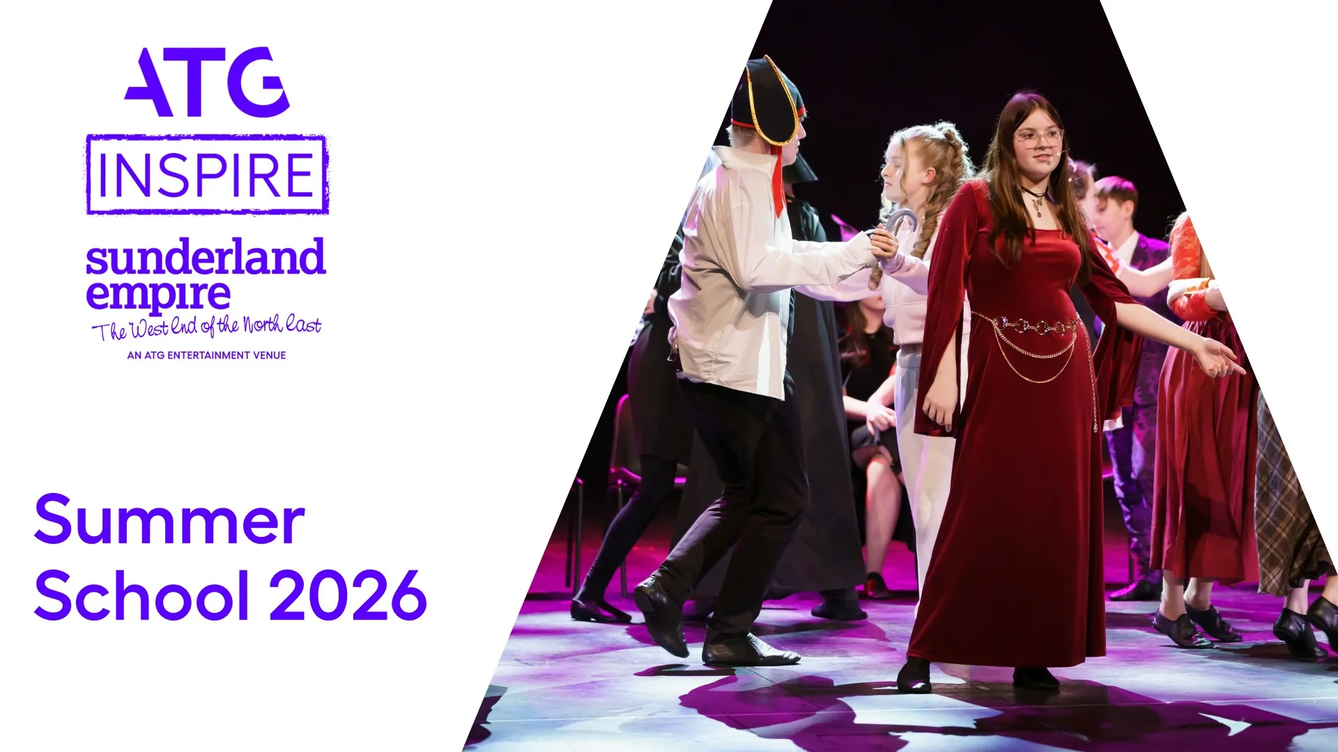 ATG INSPIRE Sunderland Theatre Summer School at Sunderland Empire