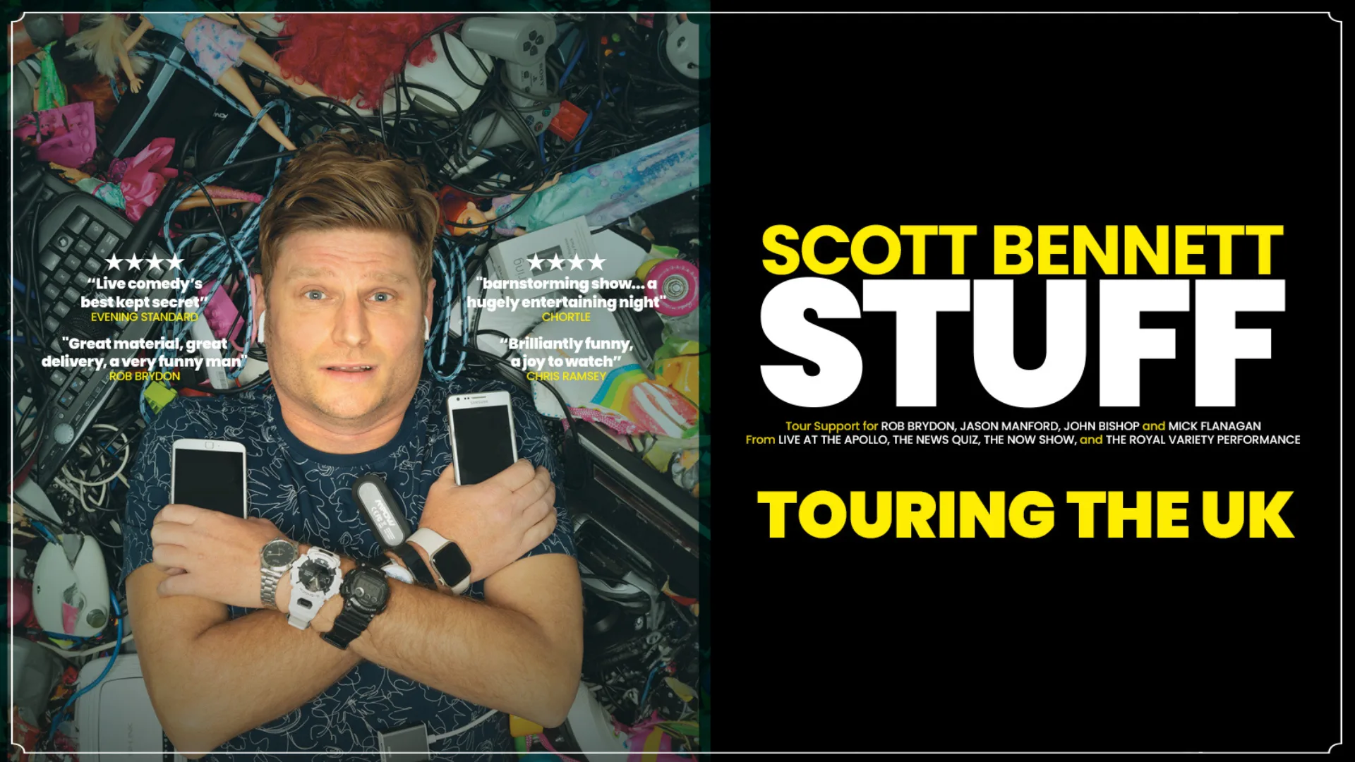 Scott Bennett: Stuff at Victoria Hall, Stoke-on-Trent
