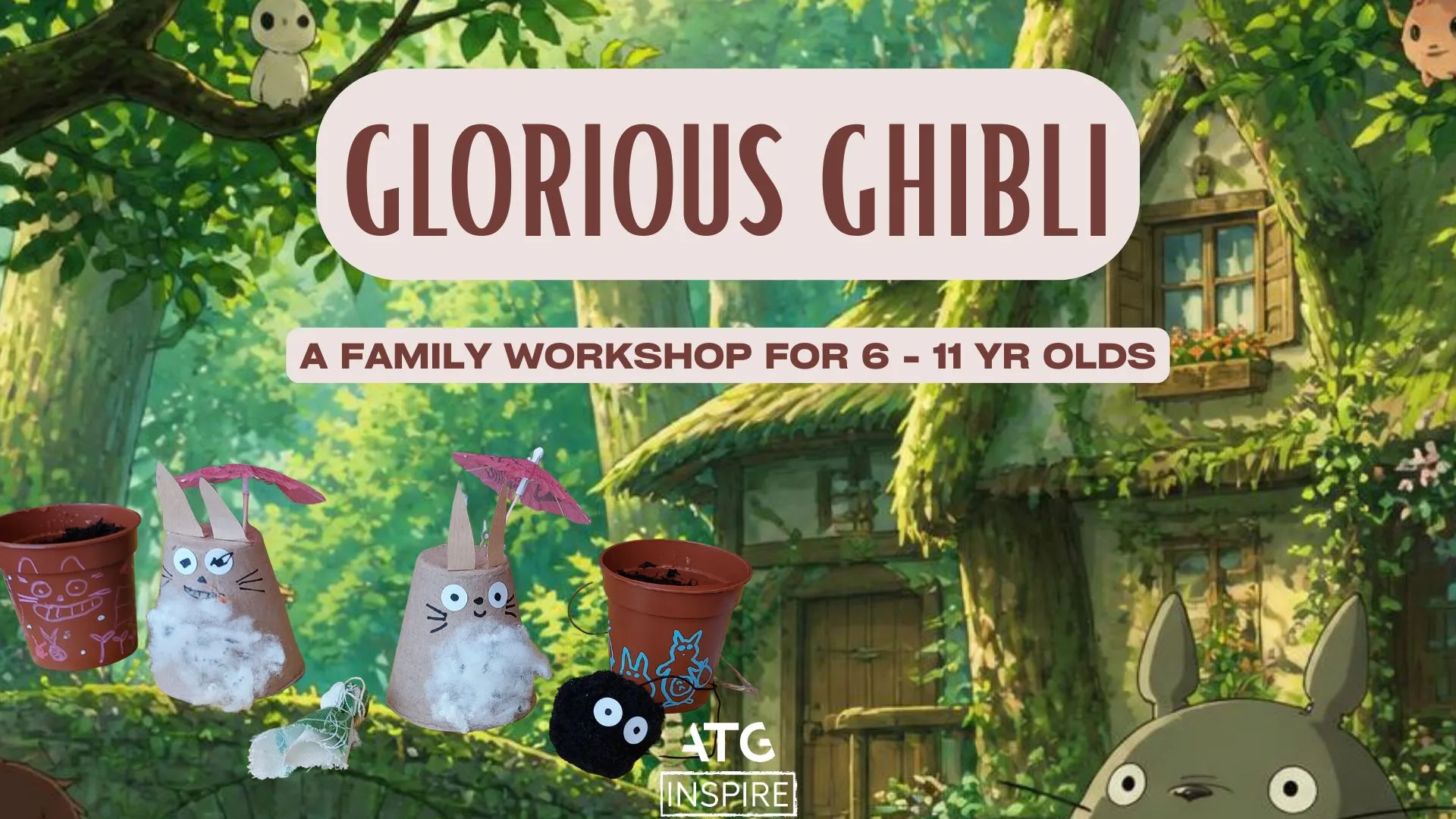 Glorious Ghibli Workshop for Families at Theatre Royal Brighton