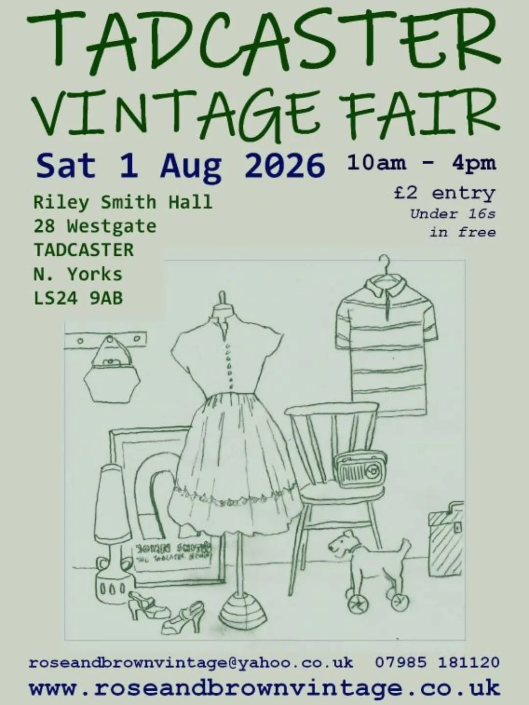 Vintage Fayre at Riley Smith Hall
