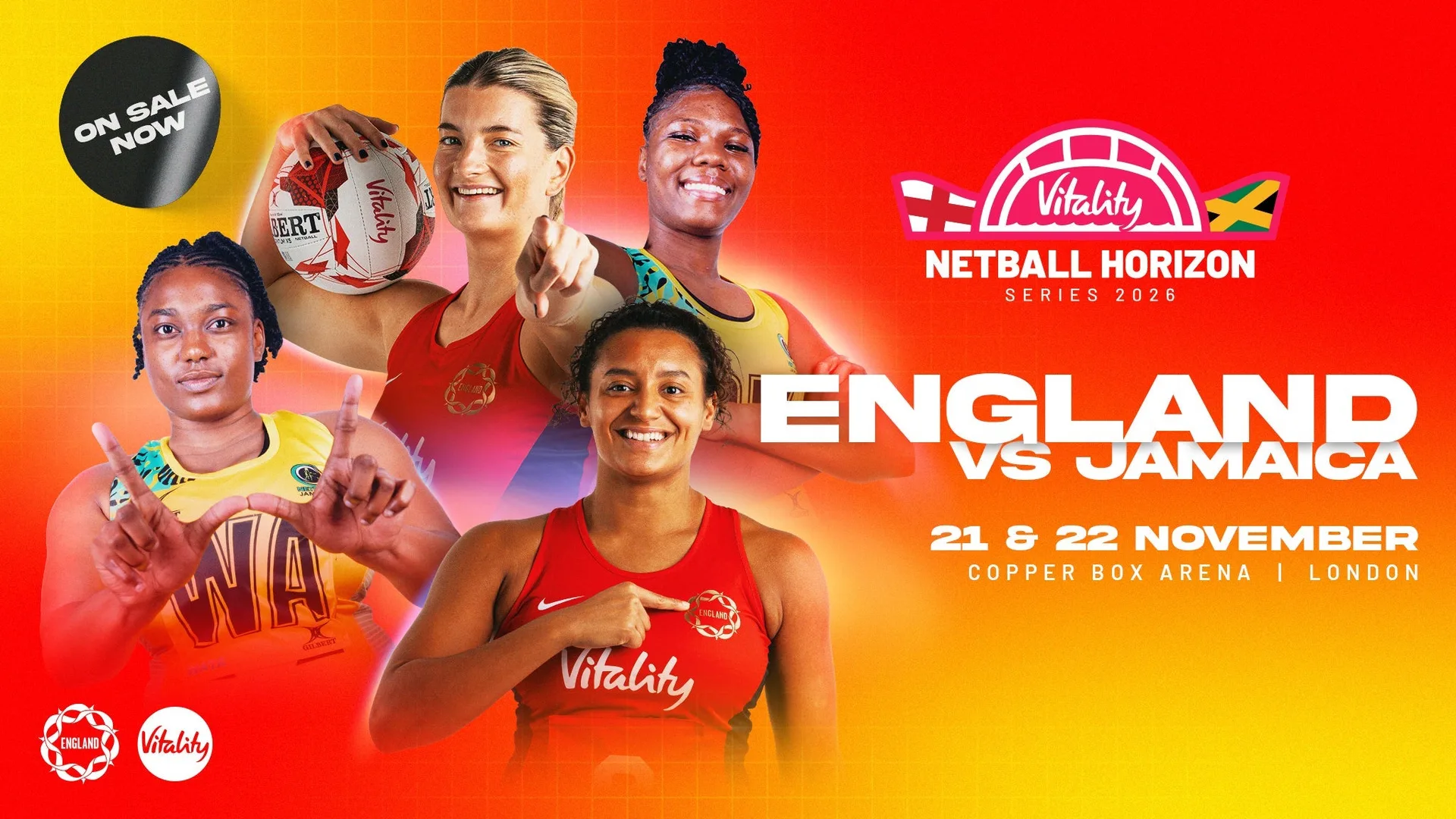 Vitality Netball Horizon series at Copper Box Arena