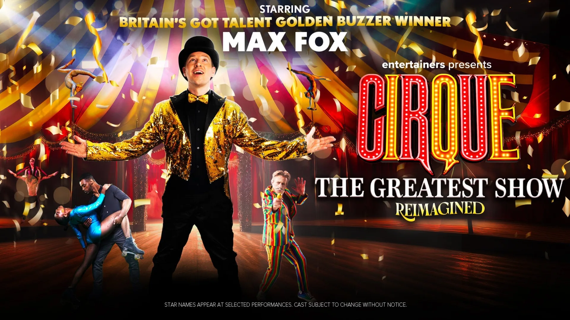 Cirque: The Greatest Show - Venue Premium Tickets at York Barbican
