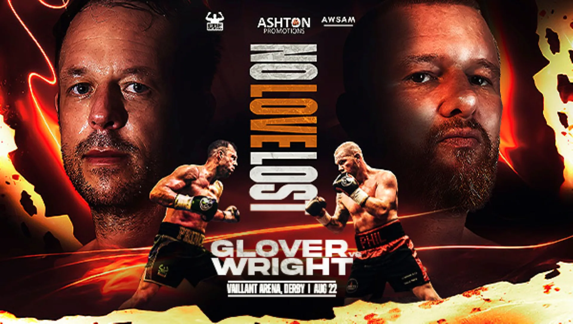 No Love Lost: Glover vs Wright - Live Lounge Premium Package at Vaillant Live