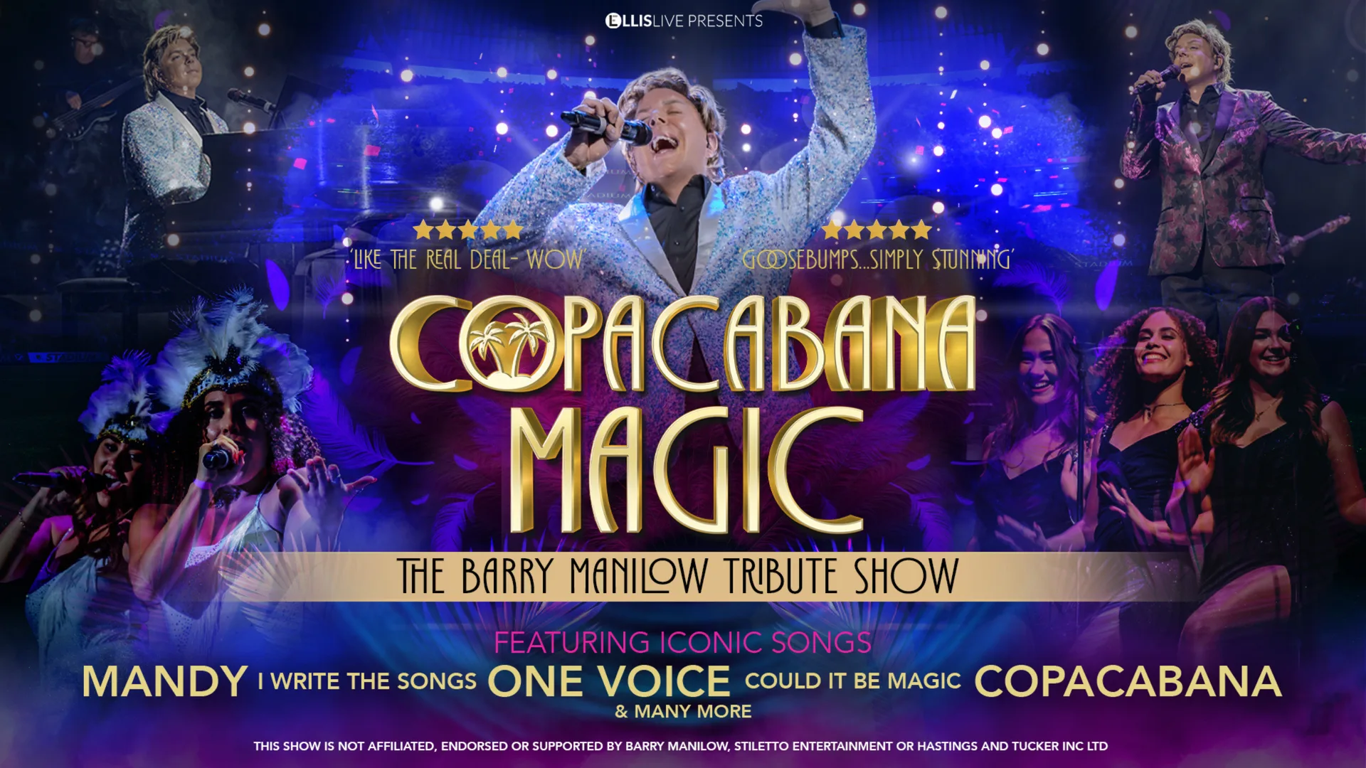 Copacabana Magic: the Barry Manilow Show at Alhambra Theatre