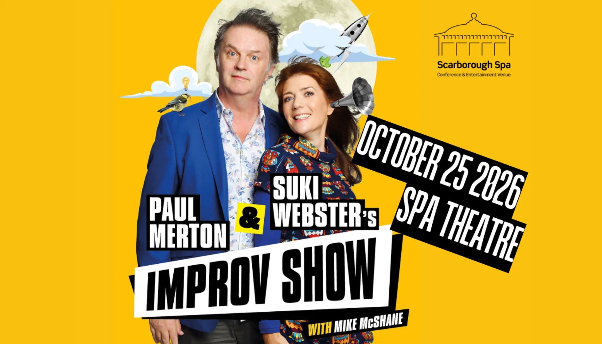 Paul Merton and Suki Webster's Improv Show at Scarborough Spa Theatre